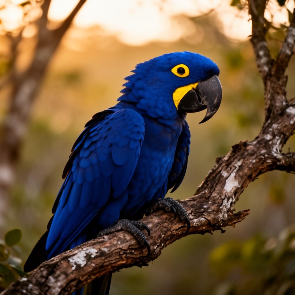 Arara-azul-grande (Anodorhynchus hyacinthinus)