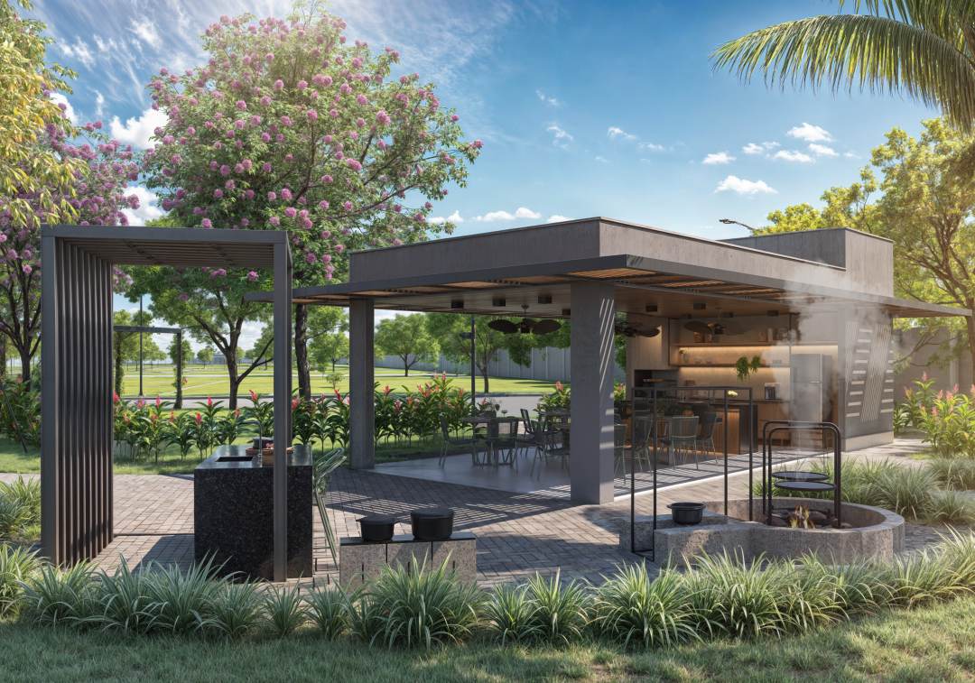 Área Gourmet Luxo completa